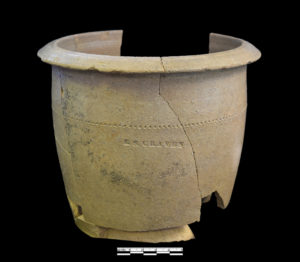 Photo 4: Locally Made Stoneware Pot with E.S. Craven Mark.